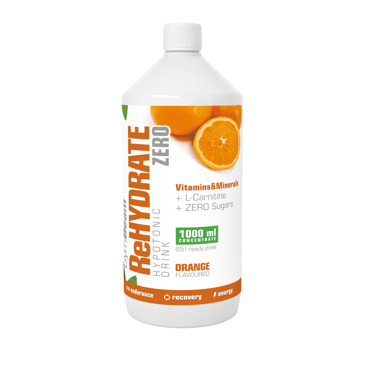GYMBEAM Iónový nápoj ReHydrate ZERO pomaranč 1000 ml