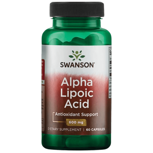 SWANSON Kyselina Alfa-lipoová 600mg 60 kapsúl