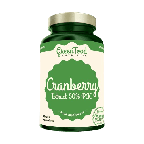 GREENFOOD NUTRITION Cranberry Extract 50% PAC 90 kapsúl