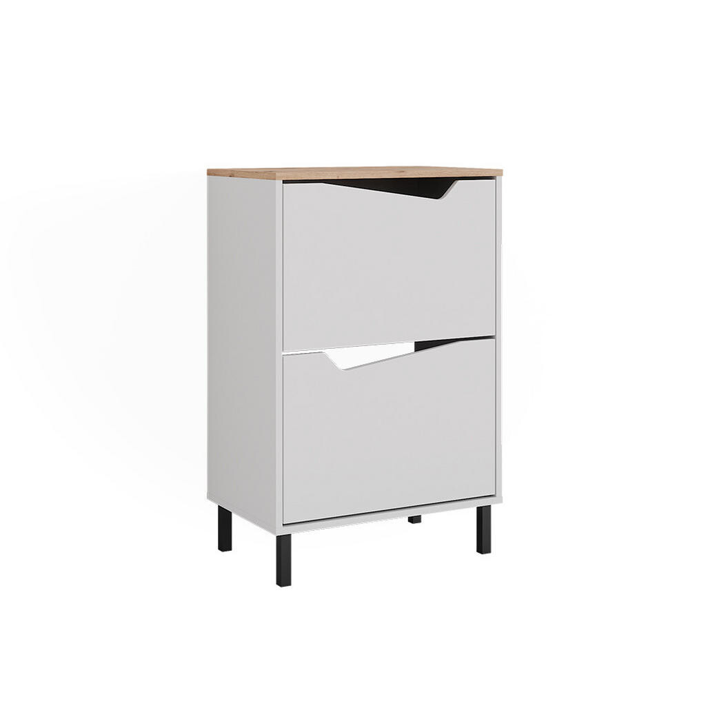 Vicco SKLÁPAČ TOPÁNOK Marelle Biely/remeselník 60 x 91.6 cm s 2 priehradkami