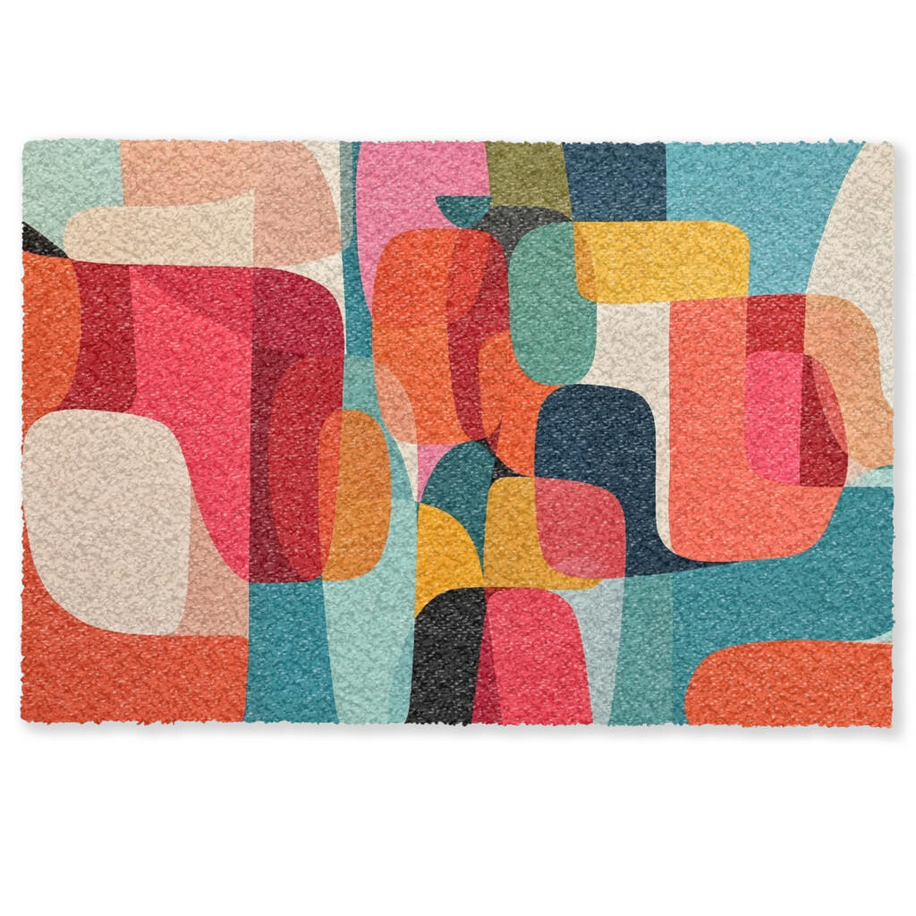 MuchoWow ROHOŽKA Tvary - Farebné - Abstraktné - Lietadlá 60x40 cm