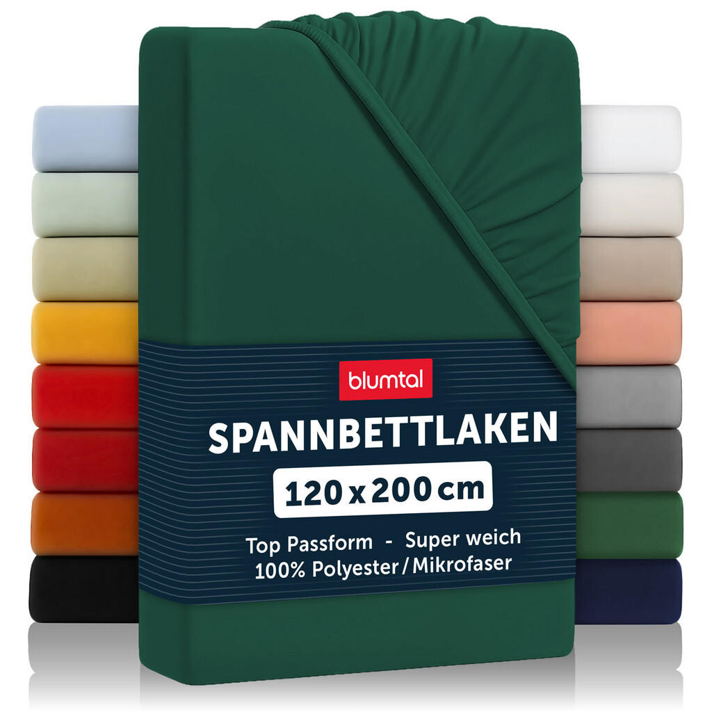 Blumtal NAPÍNACIE plachty, balenie 2 ks 120/200/30 cm Tmavozelená