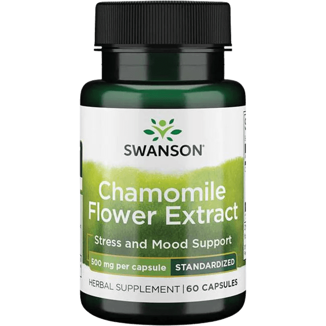 SWANSON Extrakt z Harmančeka pravého 500mg 60 kapsúl