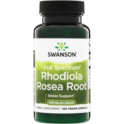 SWANSON Full Spectrum Rhodiola Rosea Root 400mg 100 kapsúl