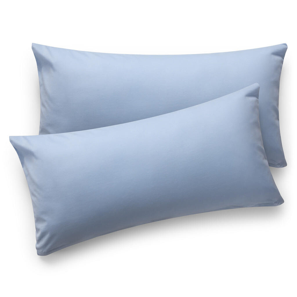 Blumtal OBLIEČKA na vankúš Agneta 50/70 cm, súprava 2 ks, 100% bavlna, svetlomodrá