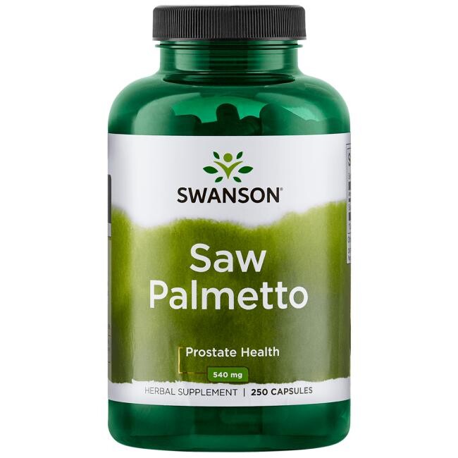 SWANSON Saw Palmetto (Serenoa Plazivá) 540mg, 250 kapsúl