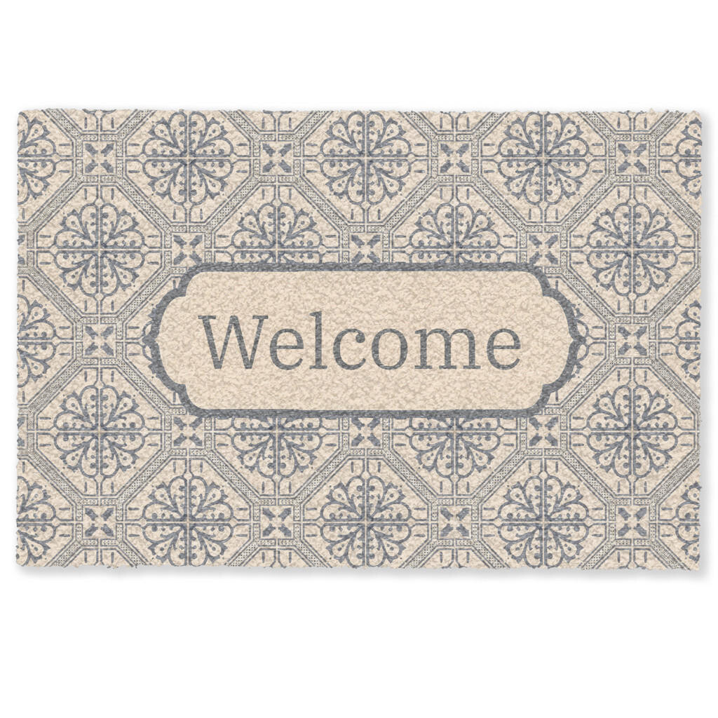 MuchoWow ROHOŽKA Welcome - Classic - Grey 60x40 cm