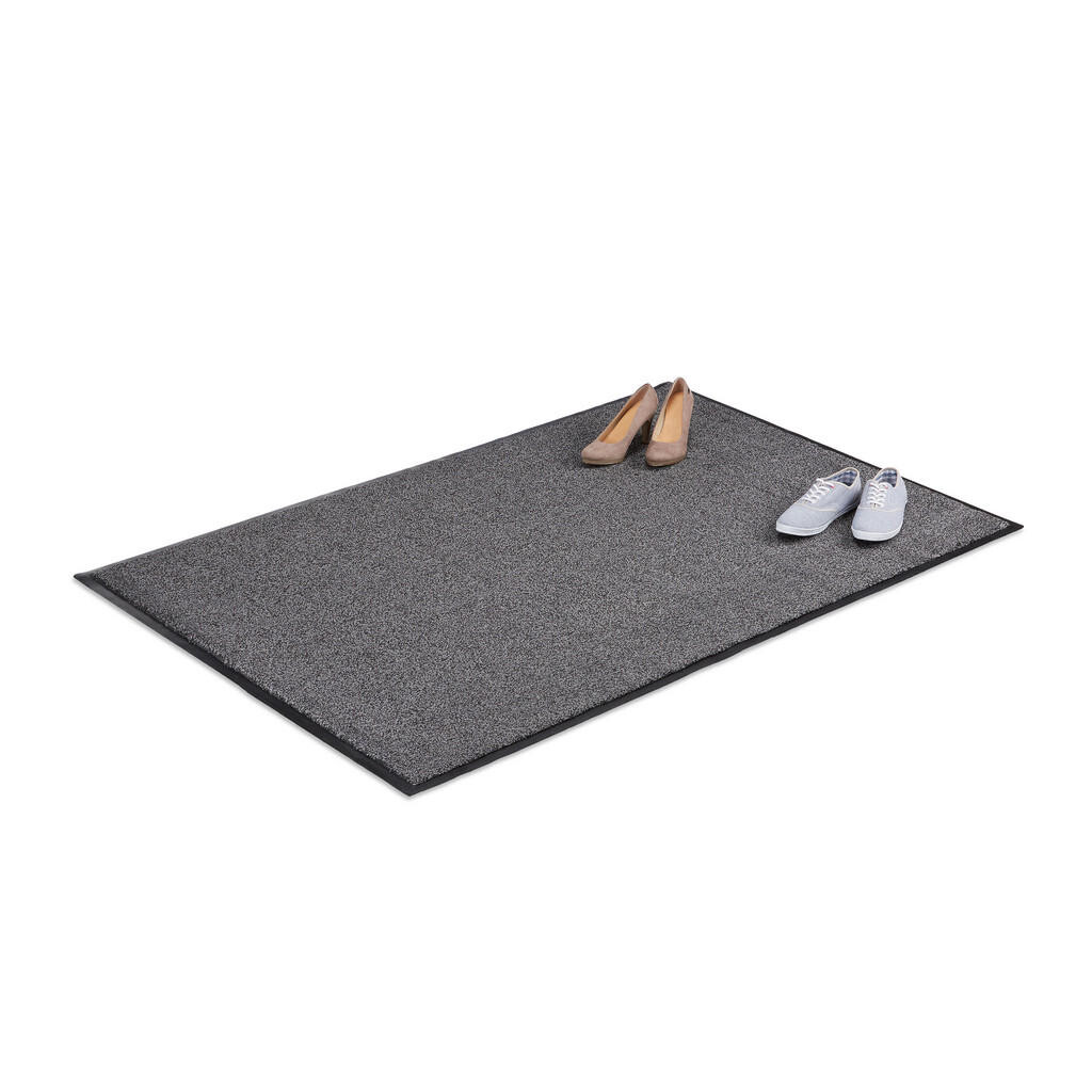 Relaxdays ROHOŽKA Sivá PP PVC protišmyková 120x180 cm