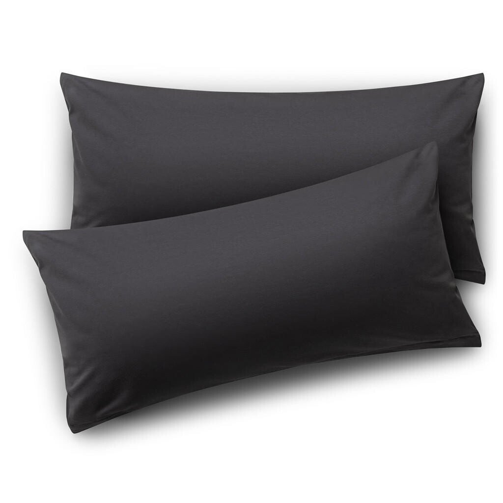 Blumtal OBLIEČKA na vankúš Agneta 50/70 cm, súprava 2 ks, 100% bavlna, antracitová