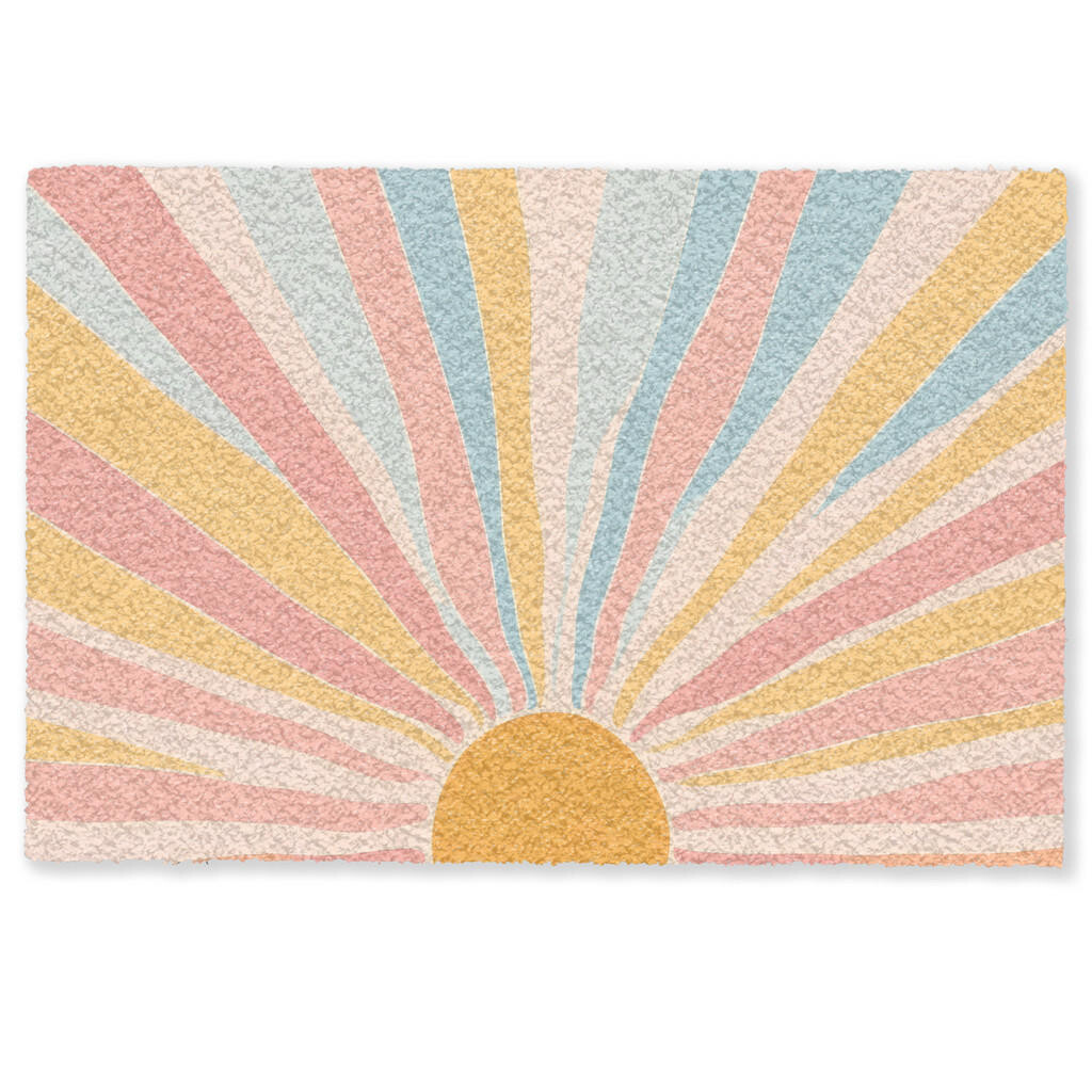 MuchoWow ROHOŽKA Ilustrácie - Slnko - Pastelové farby 60x40 cm