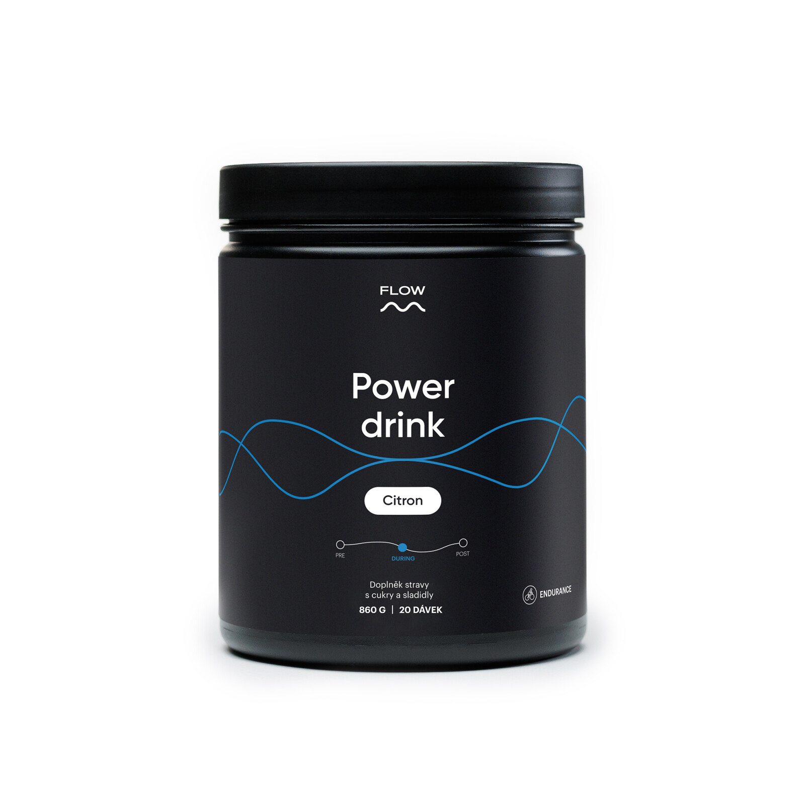 FLOW Power drink 2.0 - Citrón 860 g
