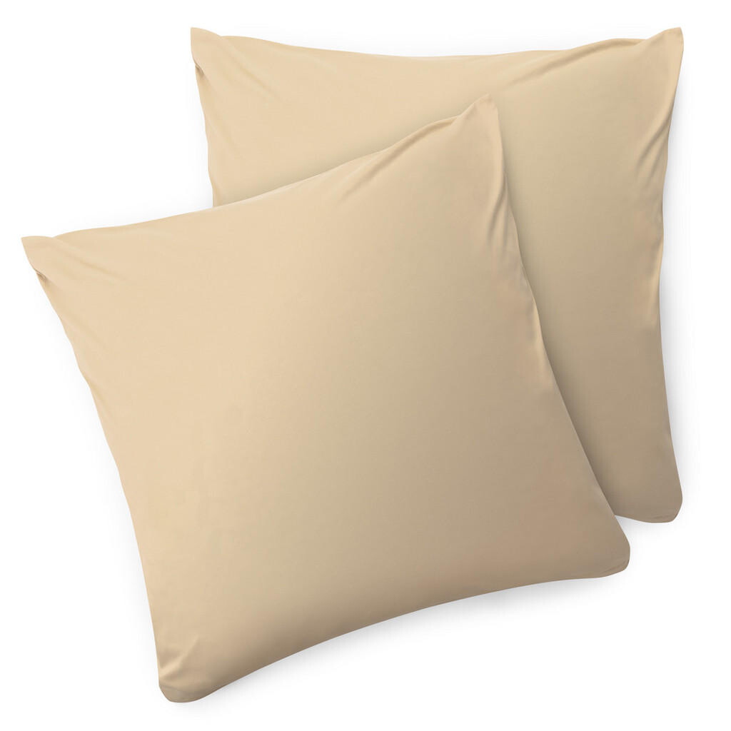 Blumtal OBLIEČKA na vankúš Agneta 80/80 cm, súprava 2 ks, 100% bavlna, béžová