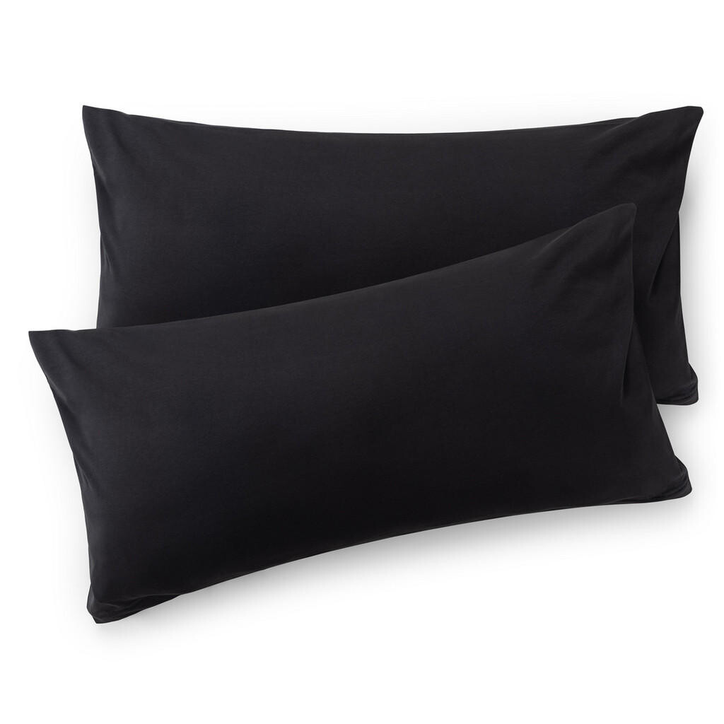 Blumtal OBLIEČKA na vankúš Agneta 50/70 cm, súprava 2 ks, 100% bavlna, čierna
