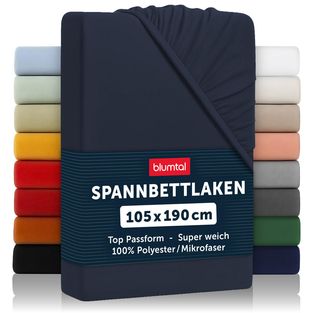 Blumtal PLACHTY s gumičkou, 2 ks, 105/190/30 cm Tmavomodrá