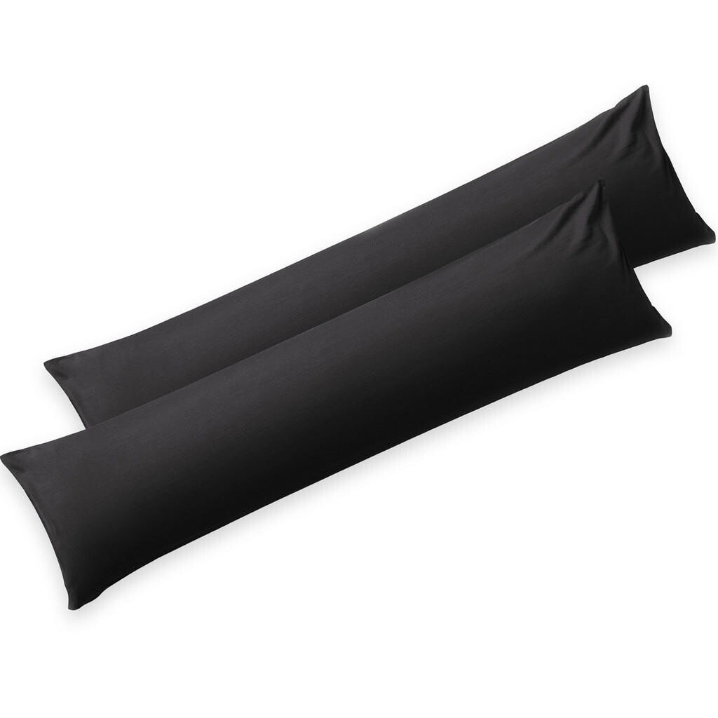 Blumtal OBLIEČKA na vankúš Agneta 40/145 cm, súprava 2 ks, 100% bavlna, antracitová