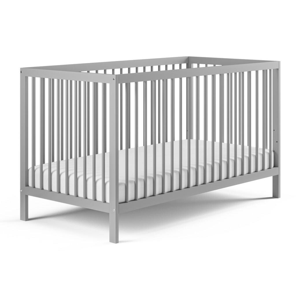 Kids Collective DETSKÁ POSTEĽ s matracom 70x140 cm v sivej farbe
