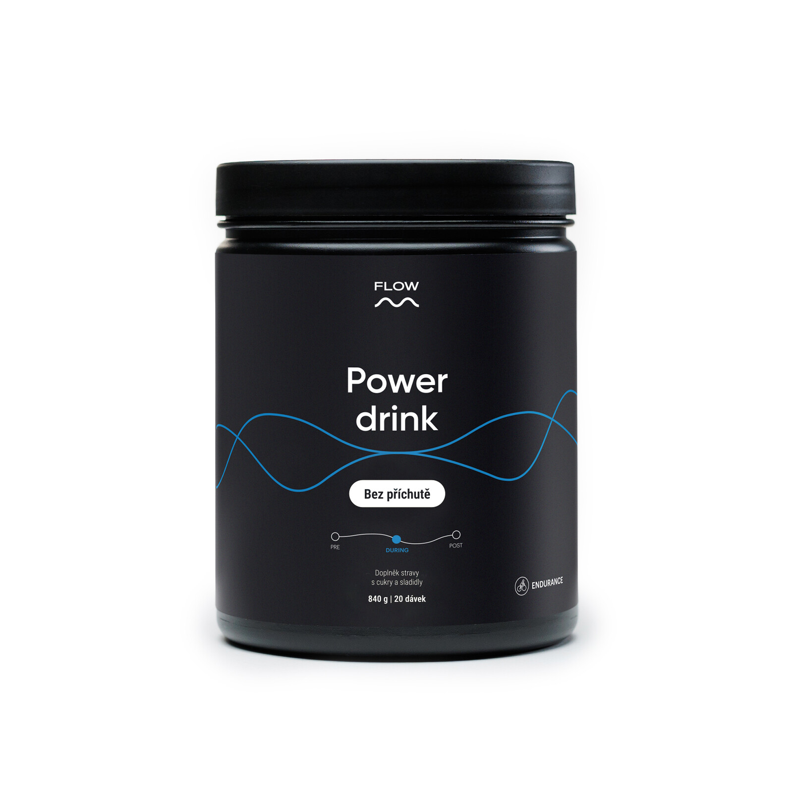 FLOW Power drink 2.0 - Bez príchute 860 g