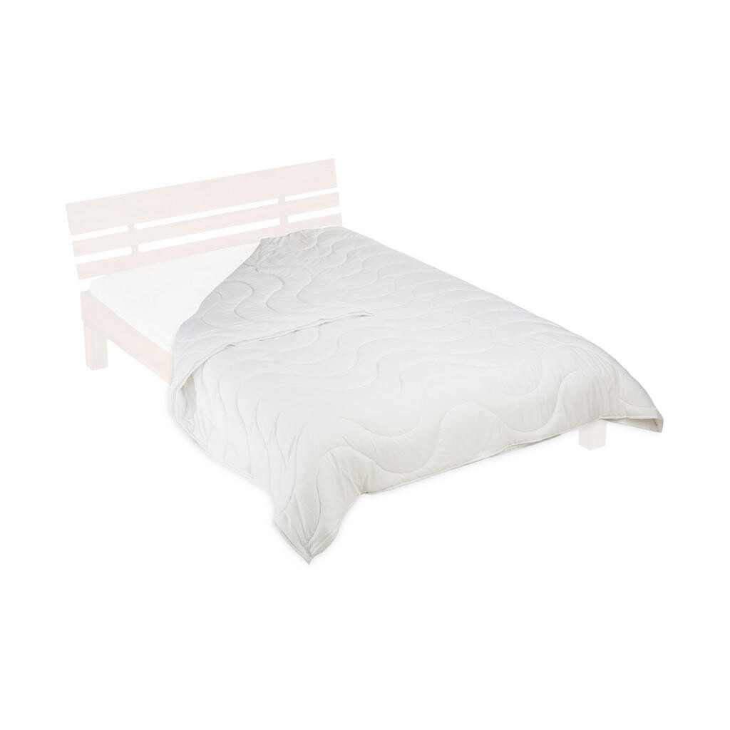 Relaxdays PRIKRÝVKA Biela 4-sezónna 2-dielna Polyester 200x220cm