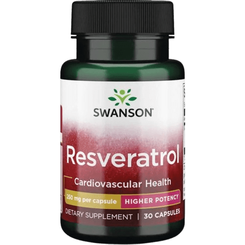 SWANSON Resveratrol 250mg, 30 kapsúl