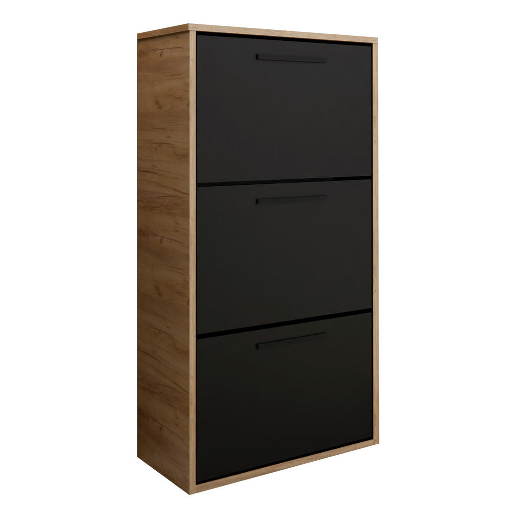 Kier Furniture ŠATNÍKOVÁ skriňa EDEN 2-dverová v3 – 105 × 205 × 39 cm – dub Craft zlatý.