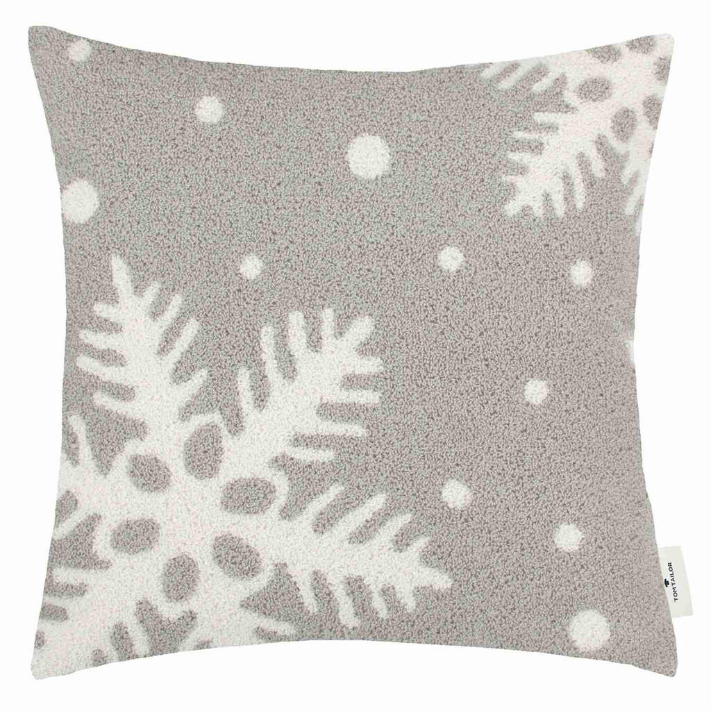 Tom Tailor OBAL na dekoratívny vankúš WINTER FLAKE