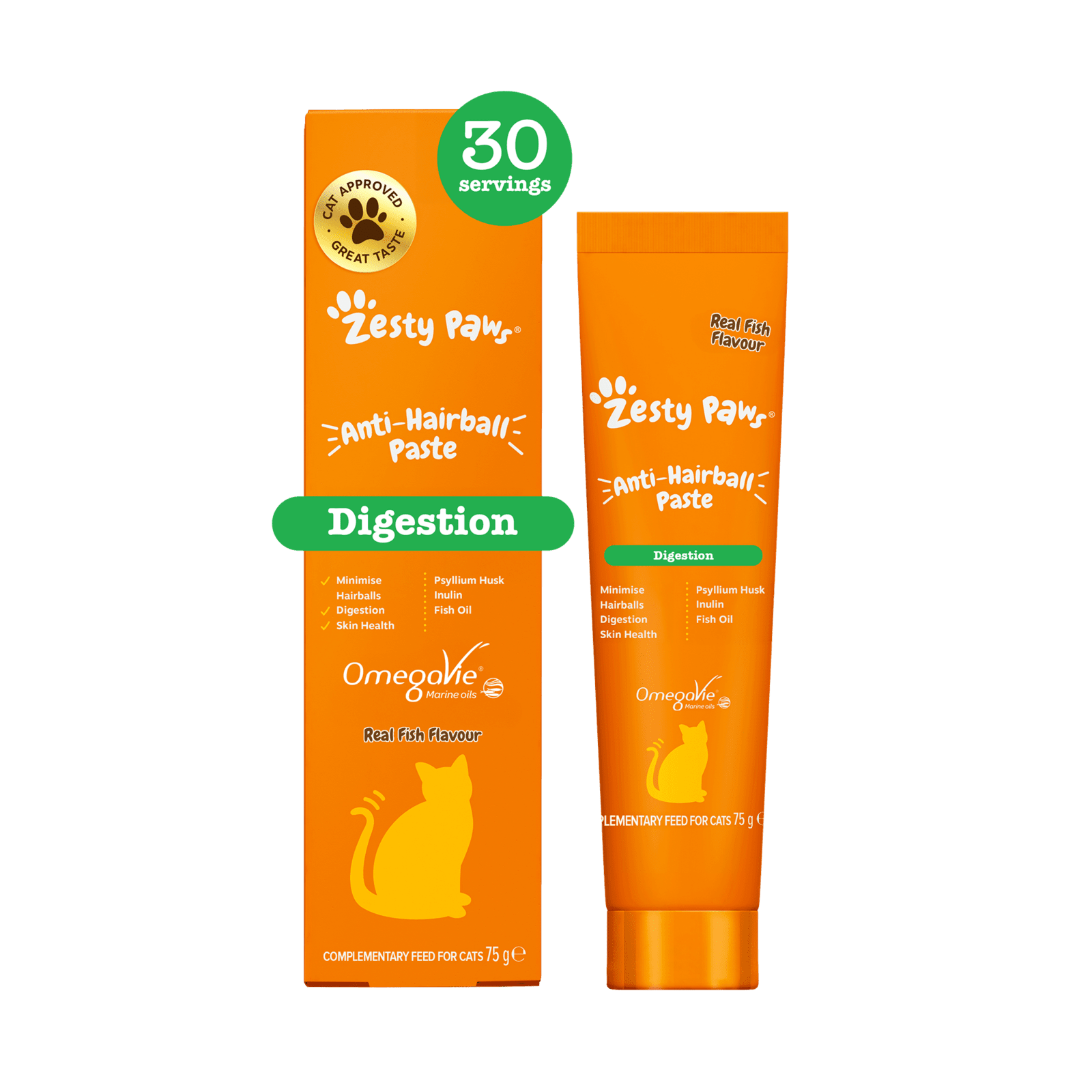 ZESTY PAWS Anti-Hairball Paste 75 g