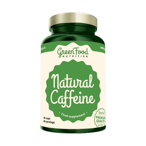 GREENFOOD NUTRITION Prírodný kofeín 90 kapsúl
