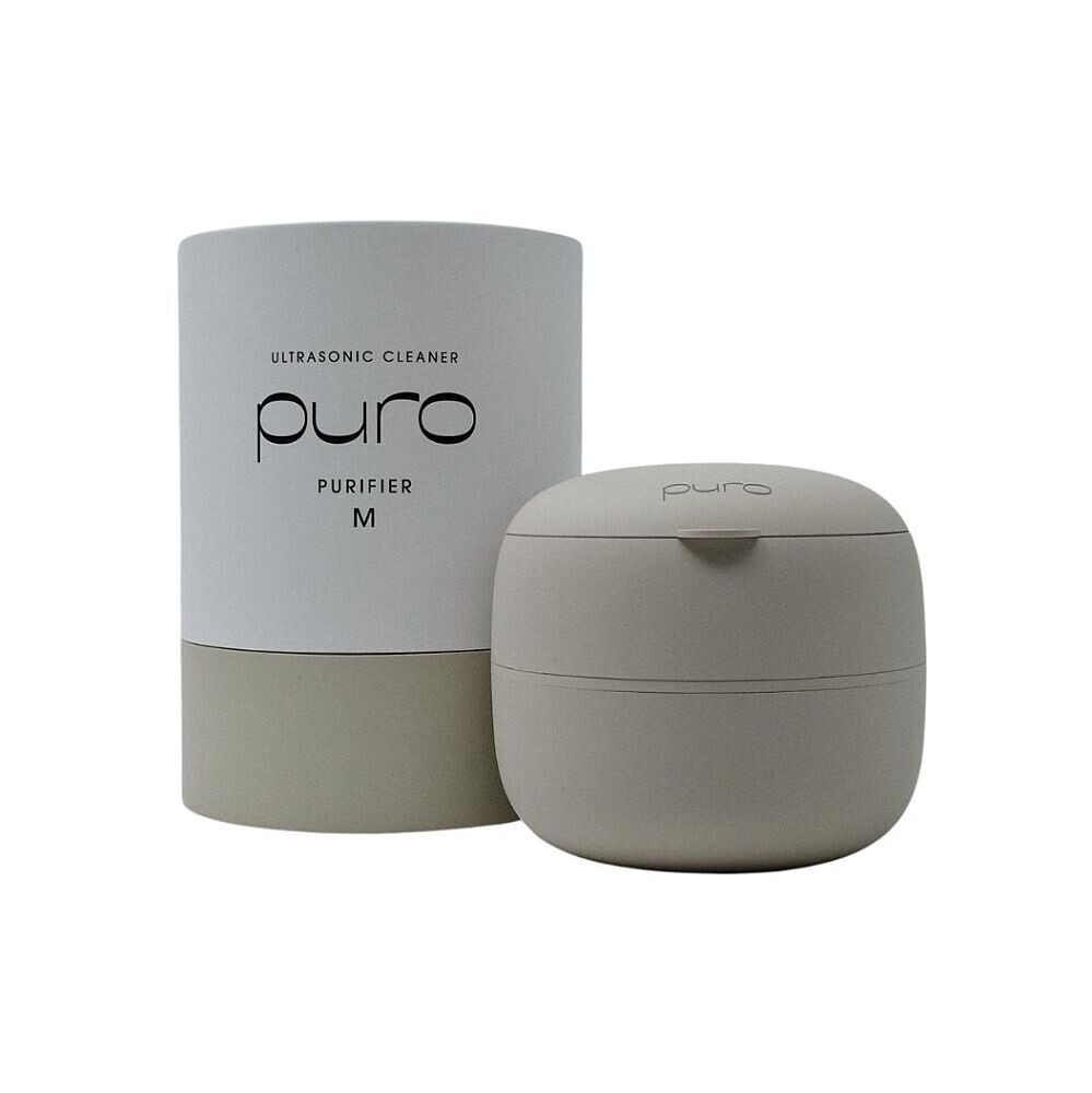 PURO Purifier M ultrazvuková čistička na rovnátka a náhrady škandinávska zelená