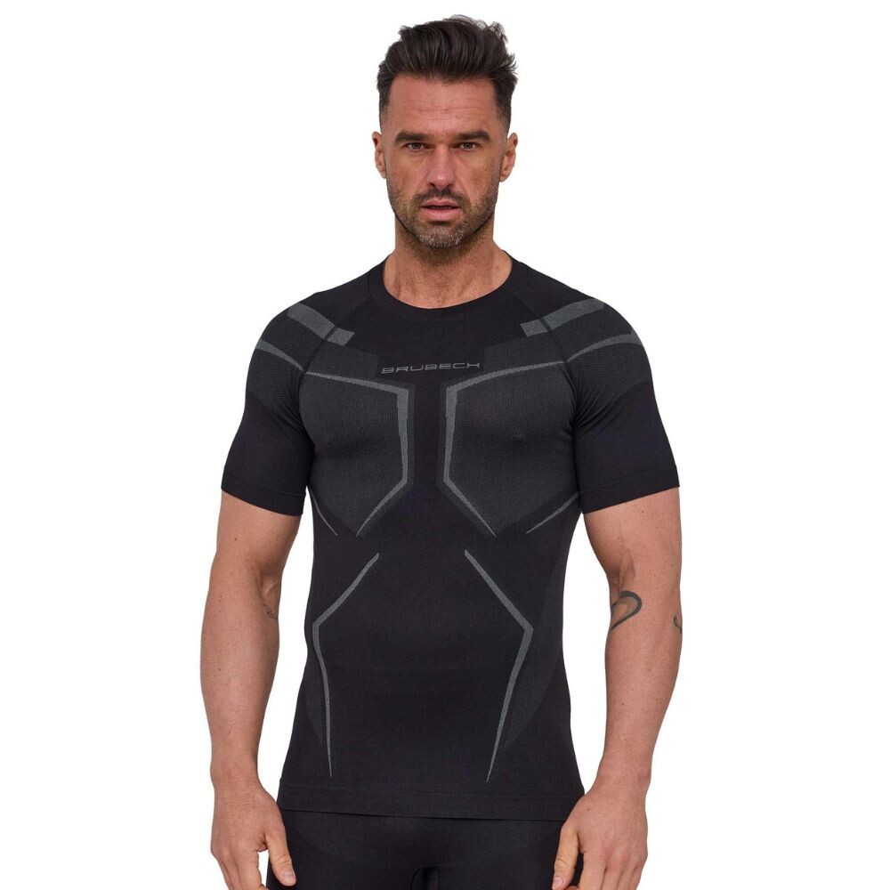 Brubeck Dry s krátkým rukávem SS1466M BLACK / GRAPHITE - S