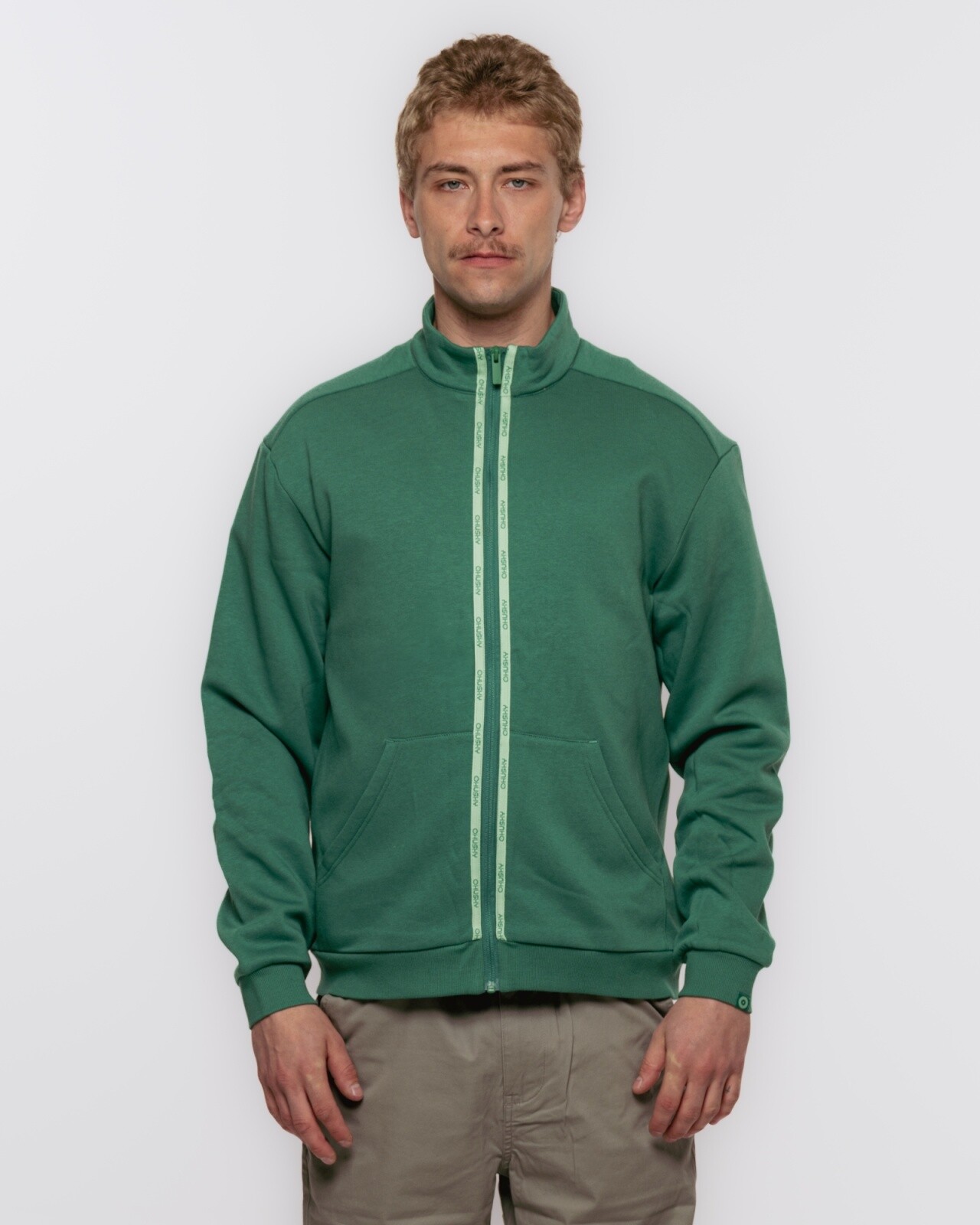 Husky Pánsky bavlnený bomber Abo M green Veľkosť: L