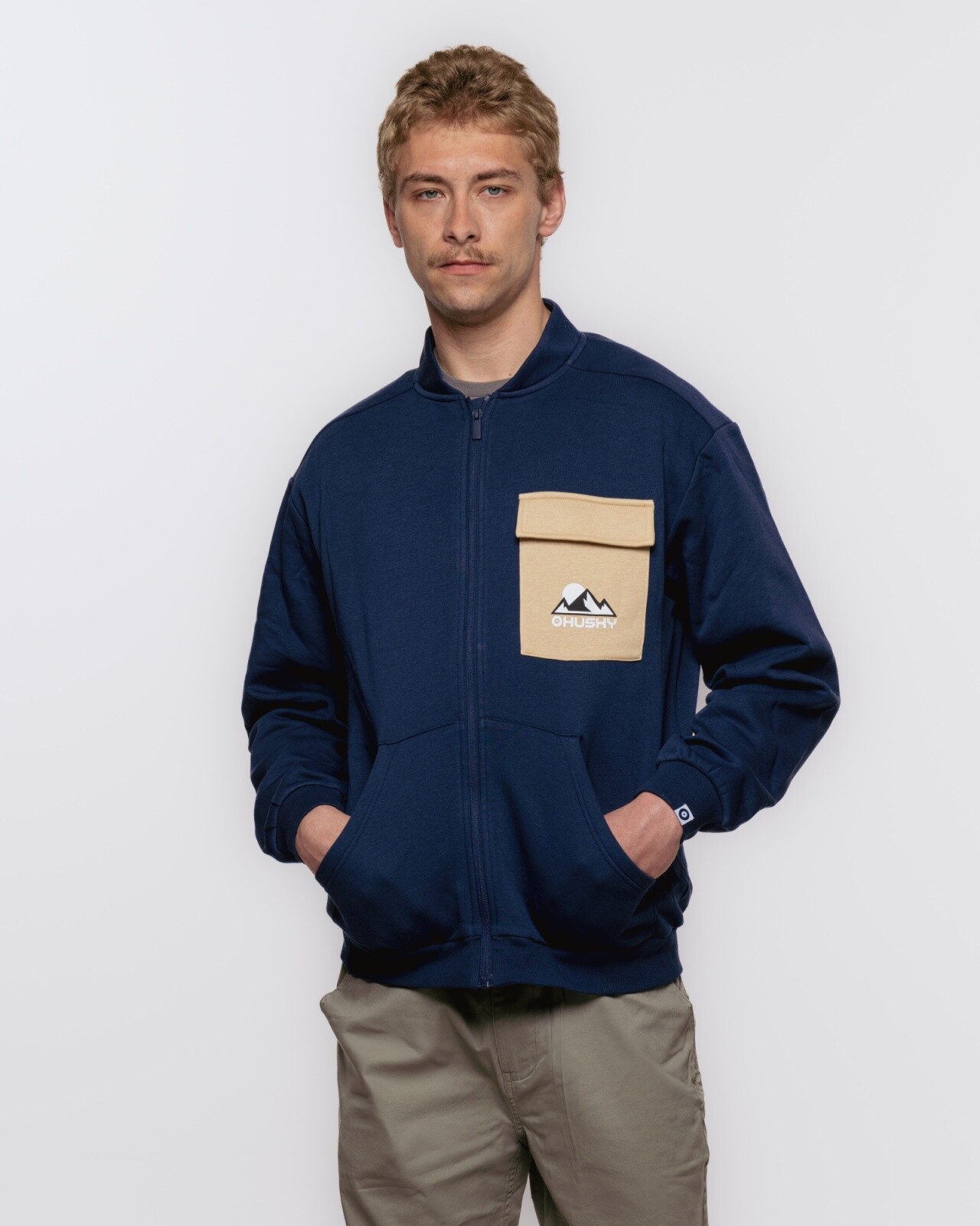 Husky Pánsky bavlnený bomber Abomb M dark blue Veľkosť: L