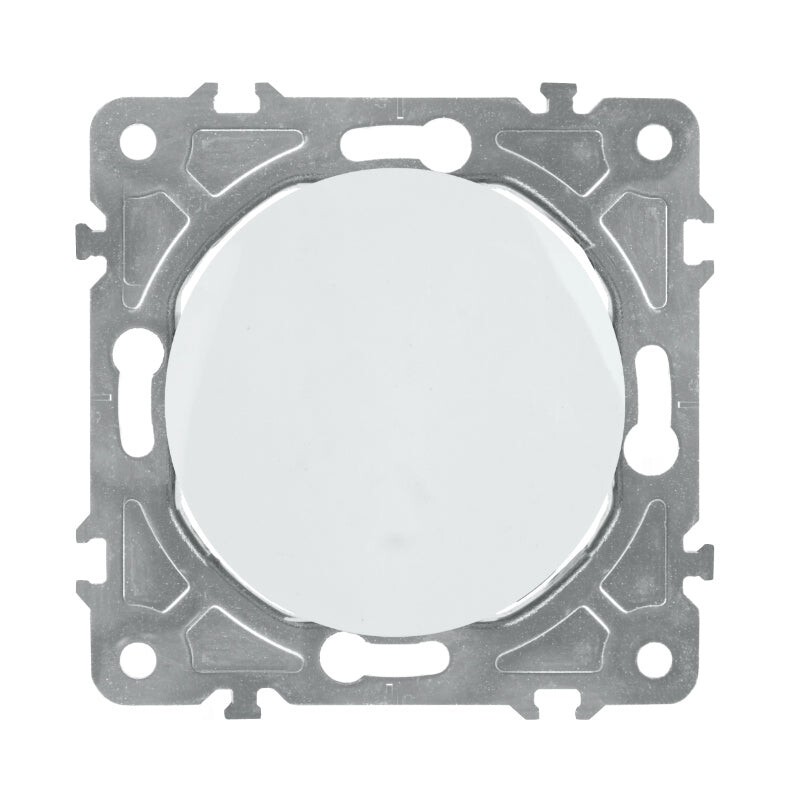 Vypínač ELECTROMALT OVAL OVA1021W biely