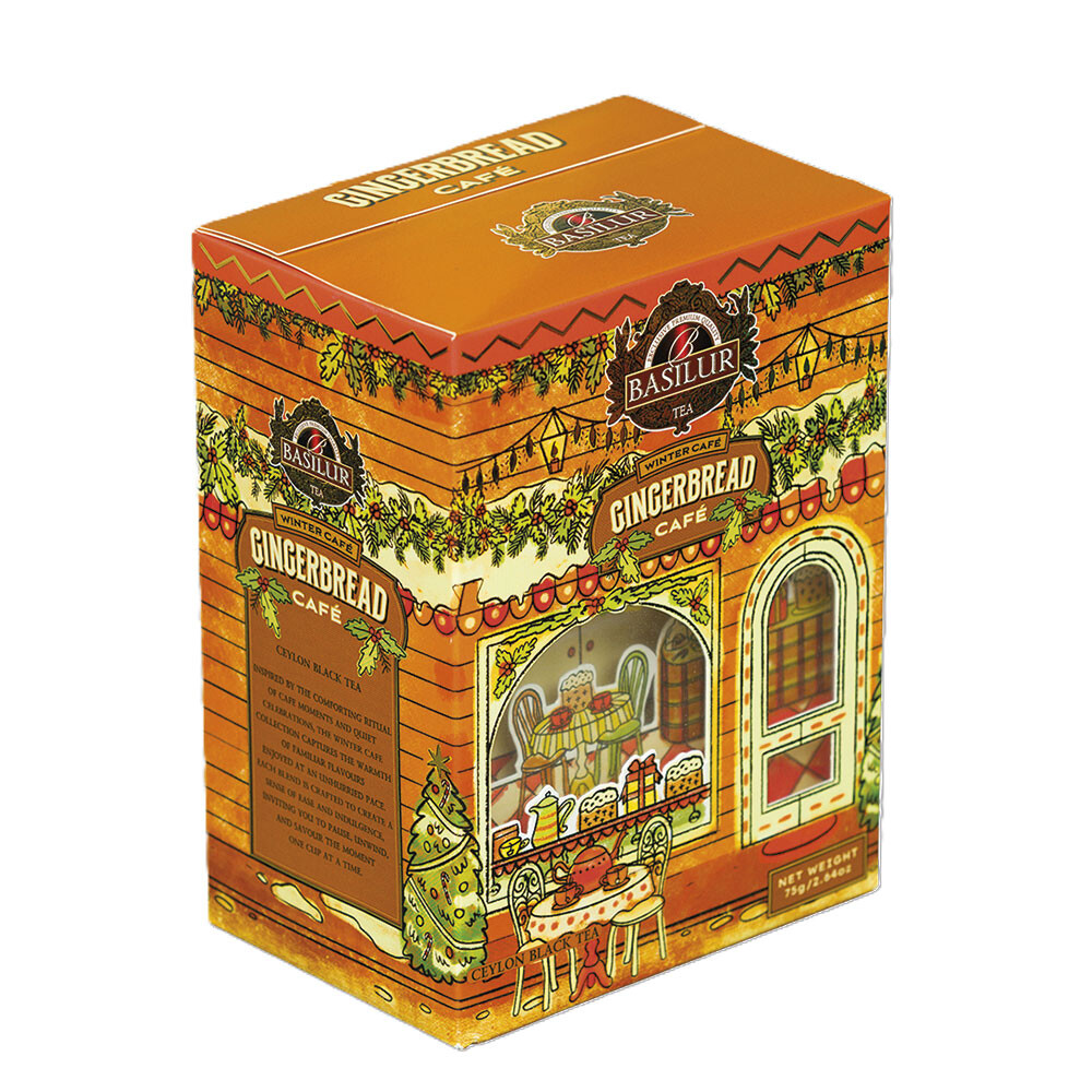 BASILUR Winter Café Gingerbread, papier 75 g