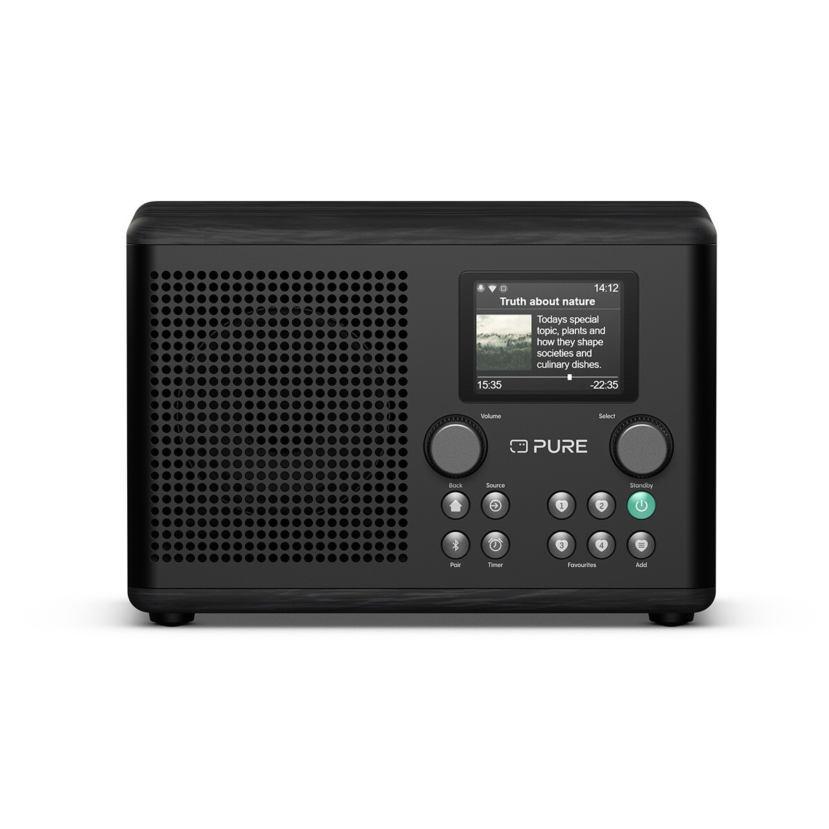 PURE Audio Classic H4i Black-Black Ash
