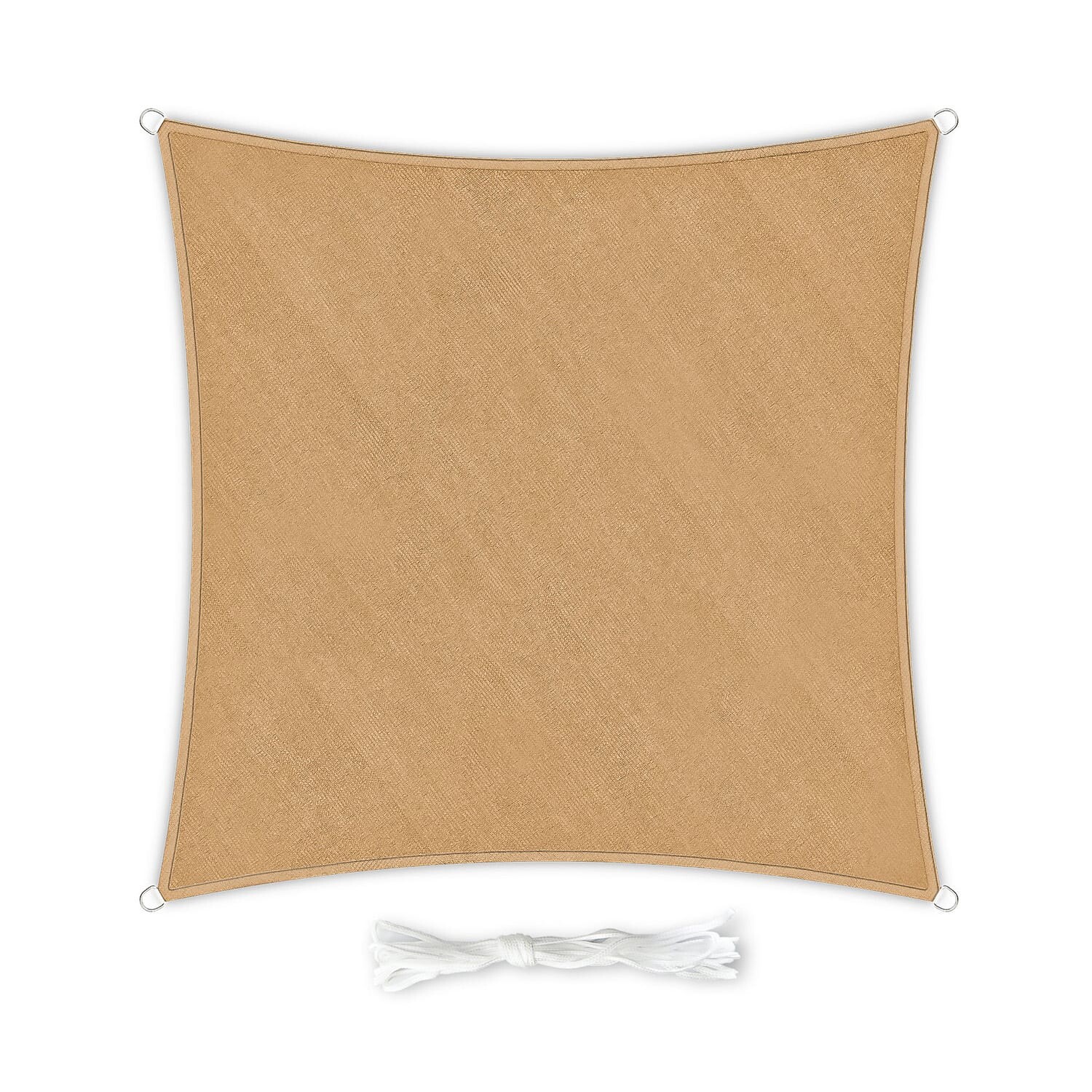 Blumfeldt Štvorcová slnečná clona, 3 × 3 m, polyester, priedušná