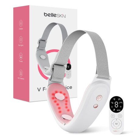 Belleskin M-170 LED masážny prístroj na tvár a bradu, biely