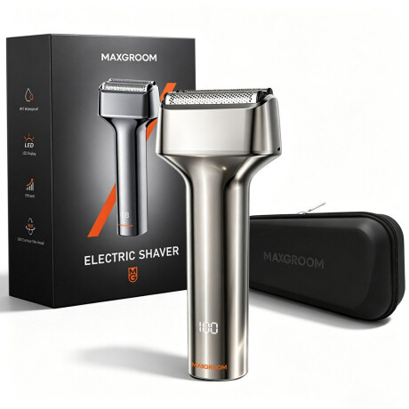 MaxGroom WF-2037D elektrický holiaci strojček, strieborný