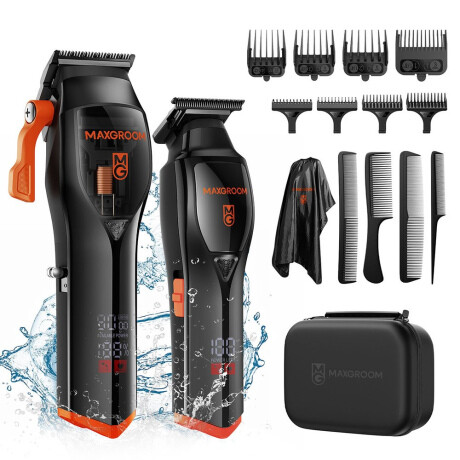 MaxGroom WF-3908 strojček na vlasy a zastrihávač, čierny