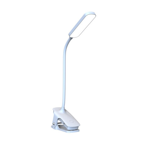 MG Reading mini LED lampa s klipom, biela