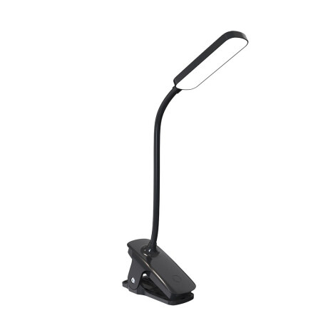 MG Reading mini LED lampa s klipom, čierna