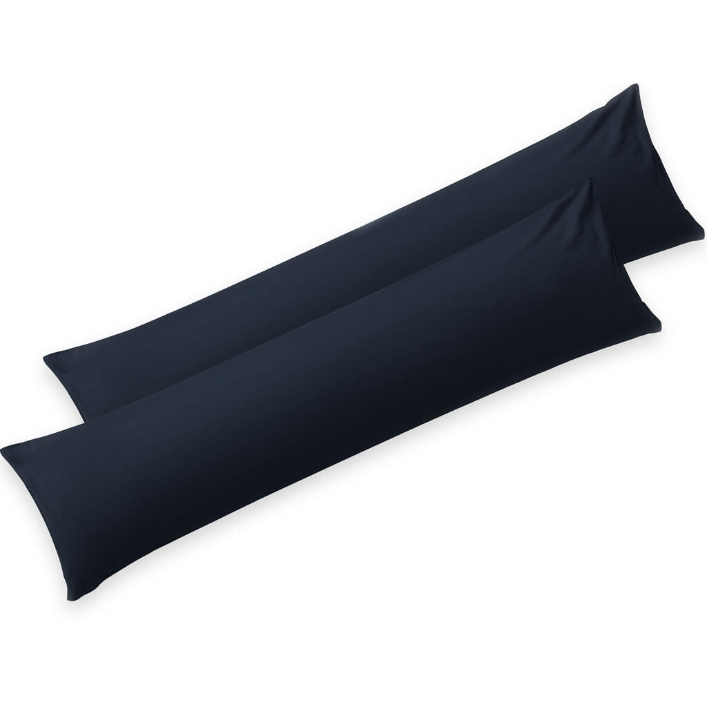 Blumtal OBLIEČKA na vankúš Agneta 40/145 cm, súprava 2 ks, 100% bavlna, Tmavomodrá
