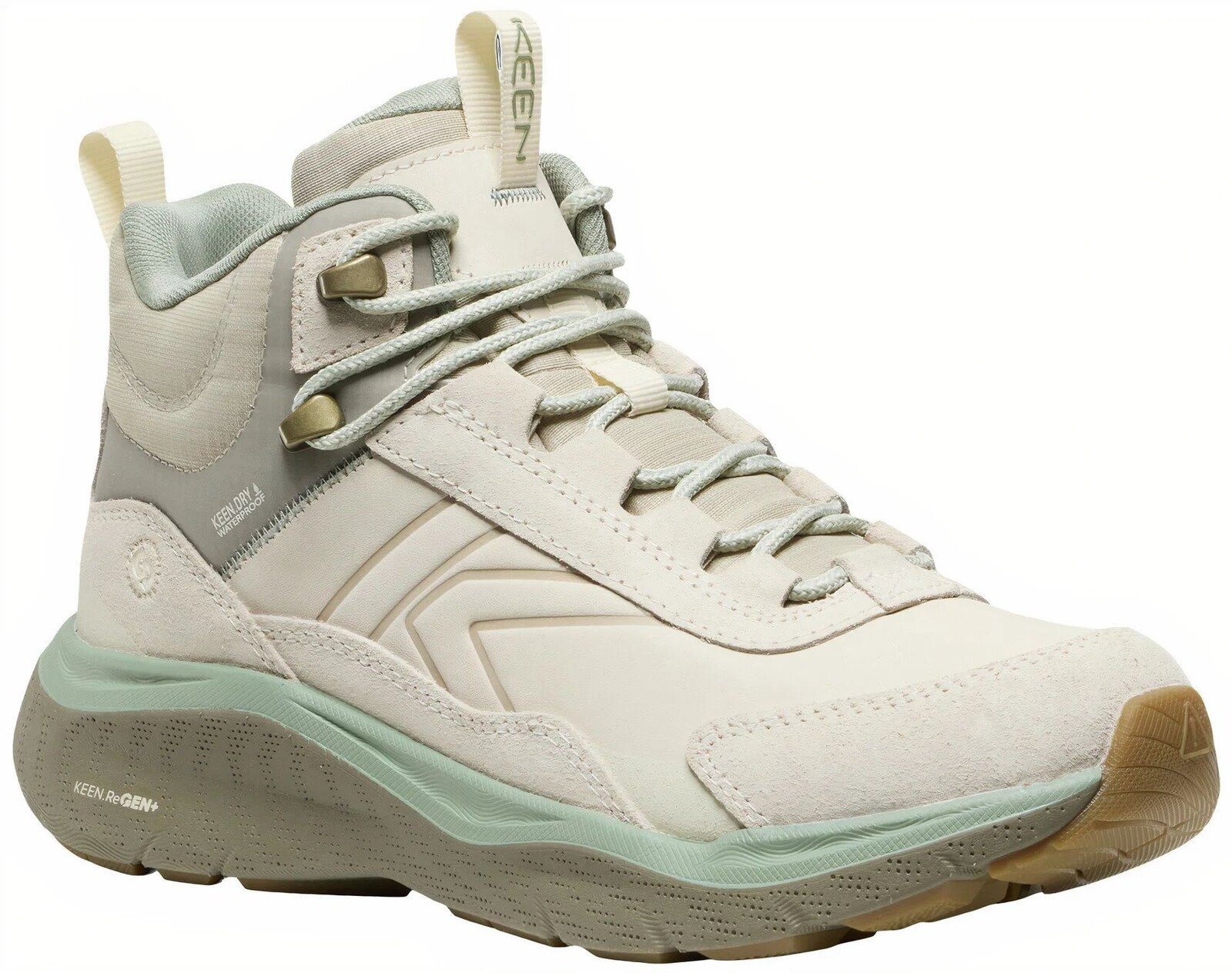 Keen LEIKI LEATHER MID WP WOMEN birch/lily pad Veľkosť: 36