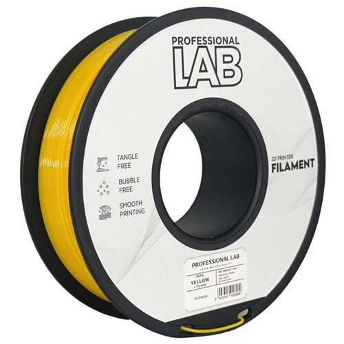 Filament PETG Professional LAB - Žltý, 1kg