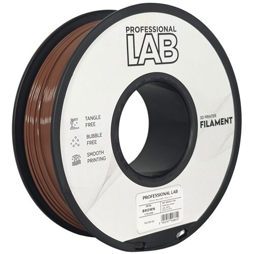 Filament PETG Professional LAB - Hnědý, 1kg