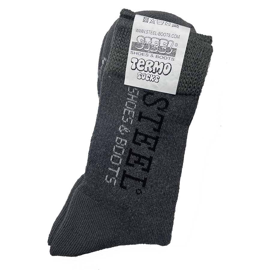 Ponožky termo Steel Boots Original - tmavo sivé, 44-47