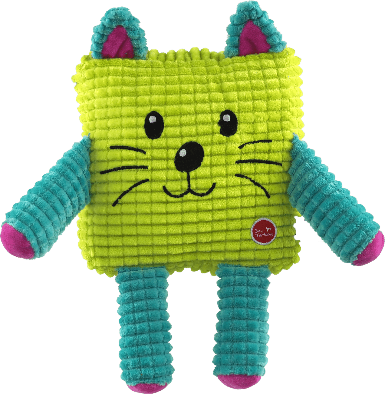 Hračka pre psy Dog Fantasy Cuties zvieratko žlté 17,5 cm