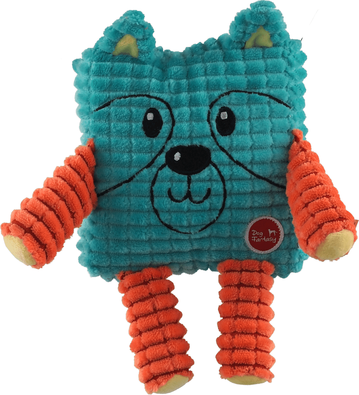 Hračka pre psy Dog Fantasy Cuties zvieratko petrolejovo zelené 12,5 cm