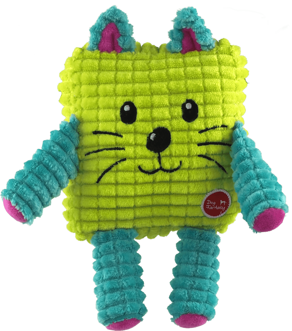 Hračka pre psy Dog Fantasy Cuties zvieratko žlté 12,5 cm
