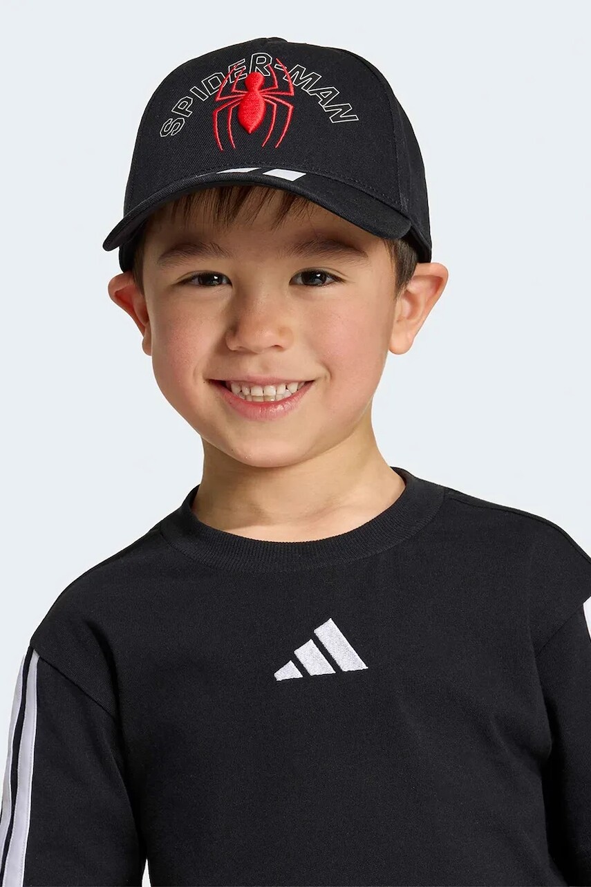 adidas Performance bejzbalová čiapka detská bavlnená MARVEL SPIDER MAN
