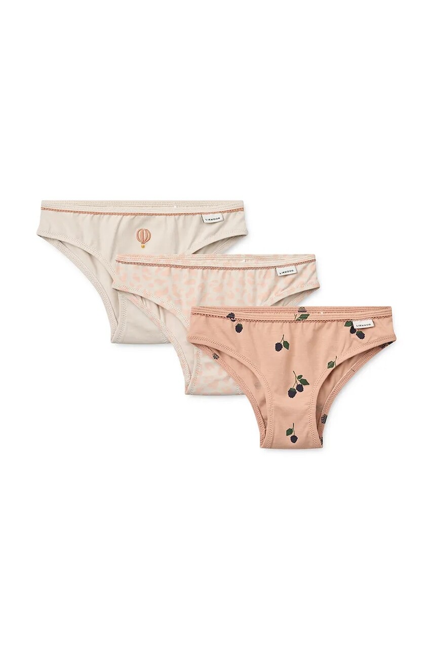 Liewood nohavičky detské bavlnené s elastanom Aylin Briefs 3-Pack